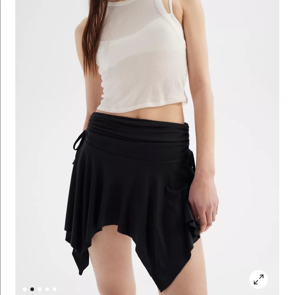 Urban Outfitters Wren Knit Asymmetrical Mini Skirt